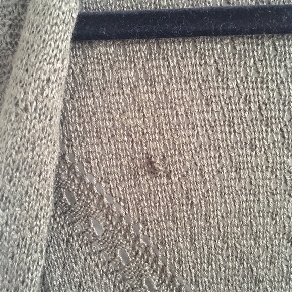 Hunter green knit vest shrug - Picture 3 of 7